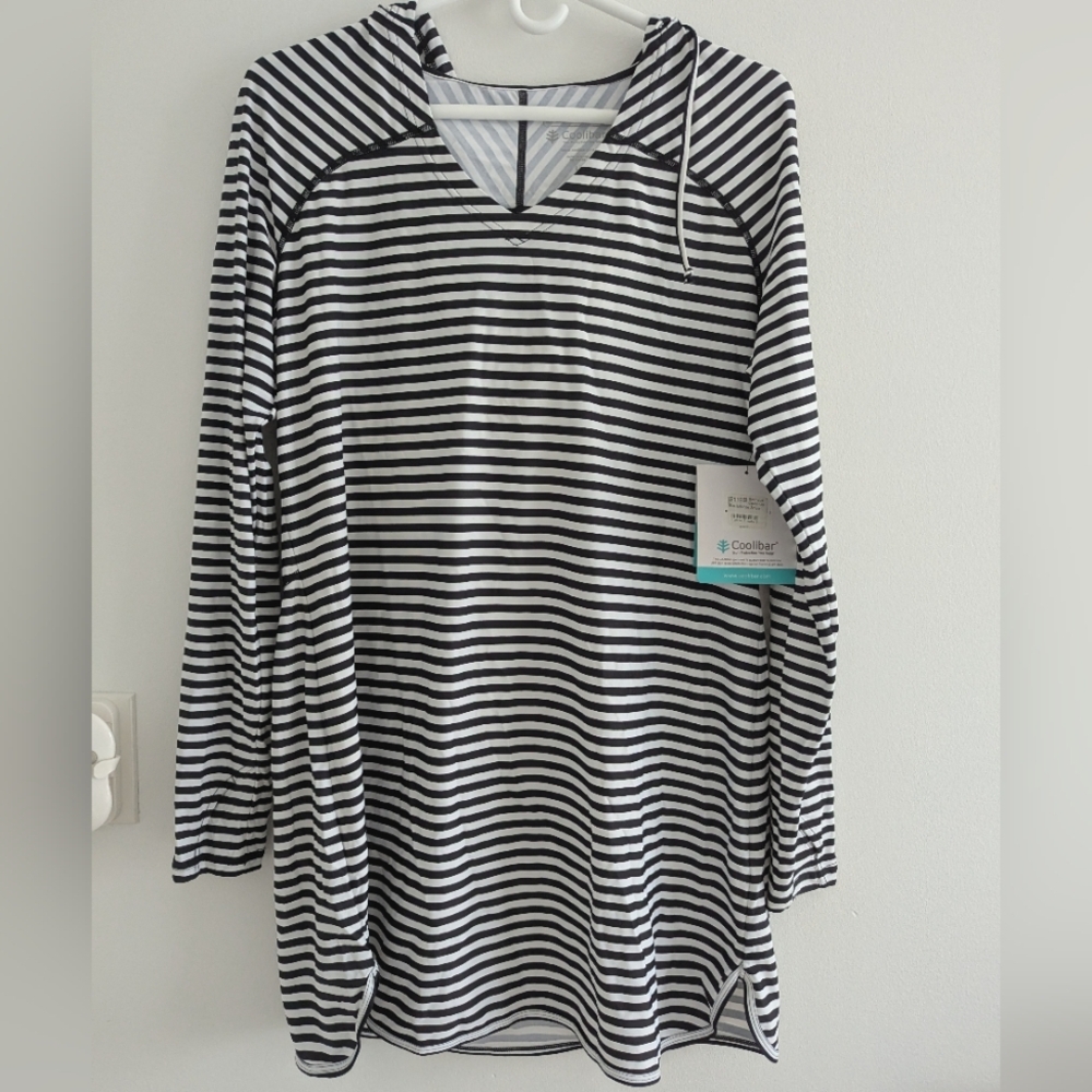 NWT Women's Coolibar UV Protection Swimsuit Cover Up Size Large